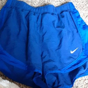 Blue dri-fit Nike shorts